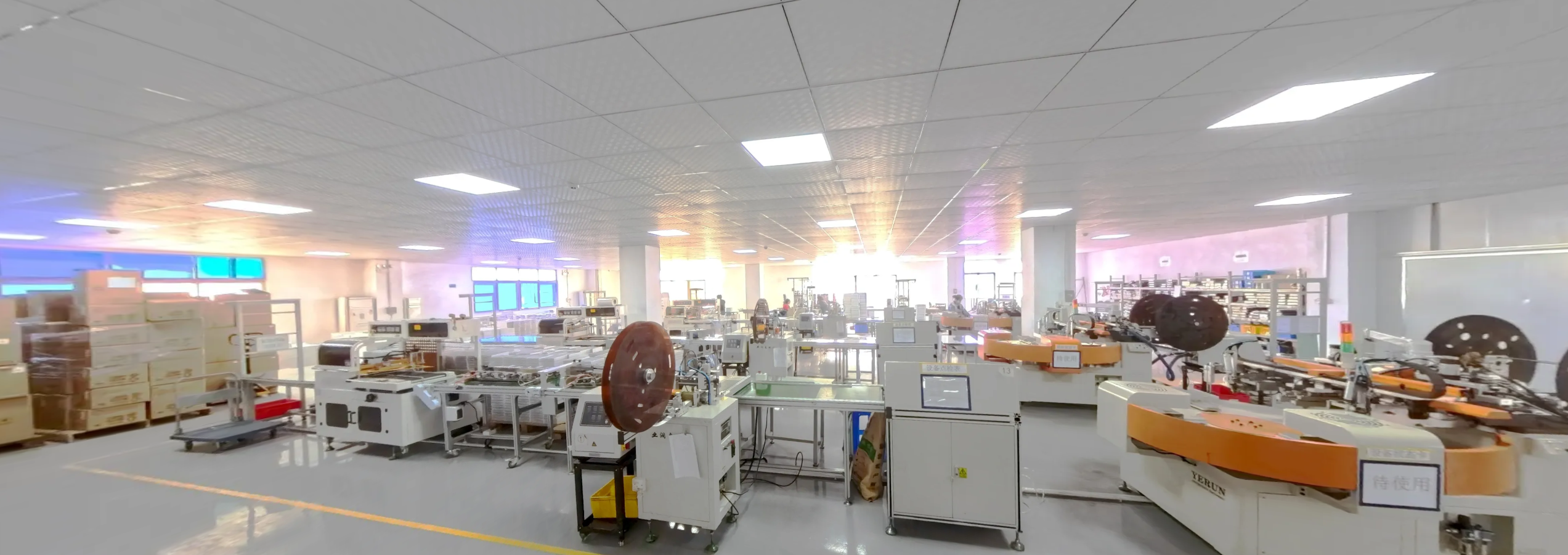 Clean production workshop for automotive filters