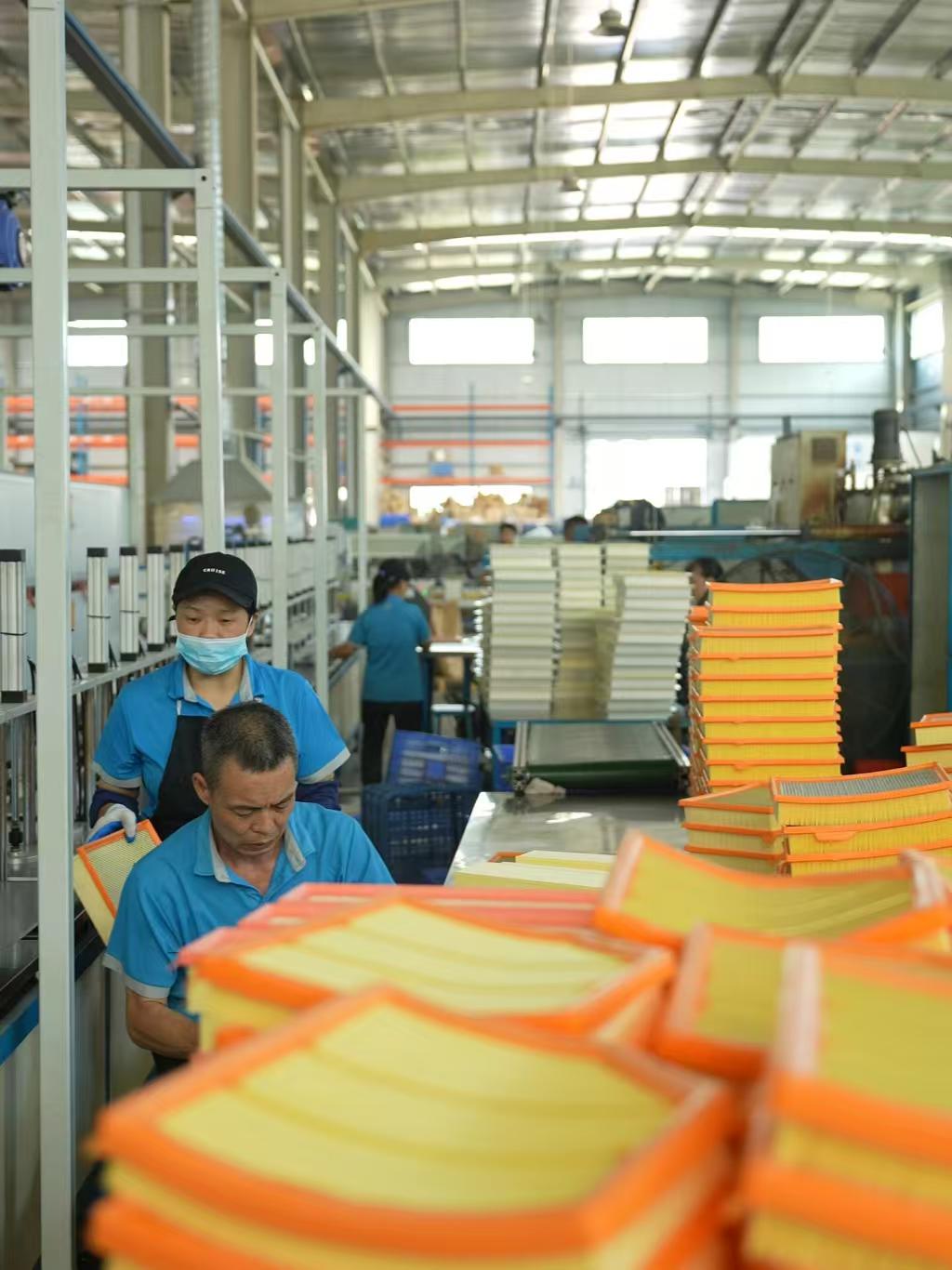 Automotive filter material and component preparation